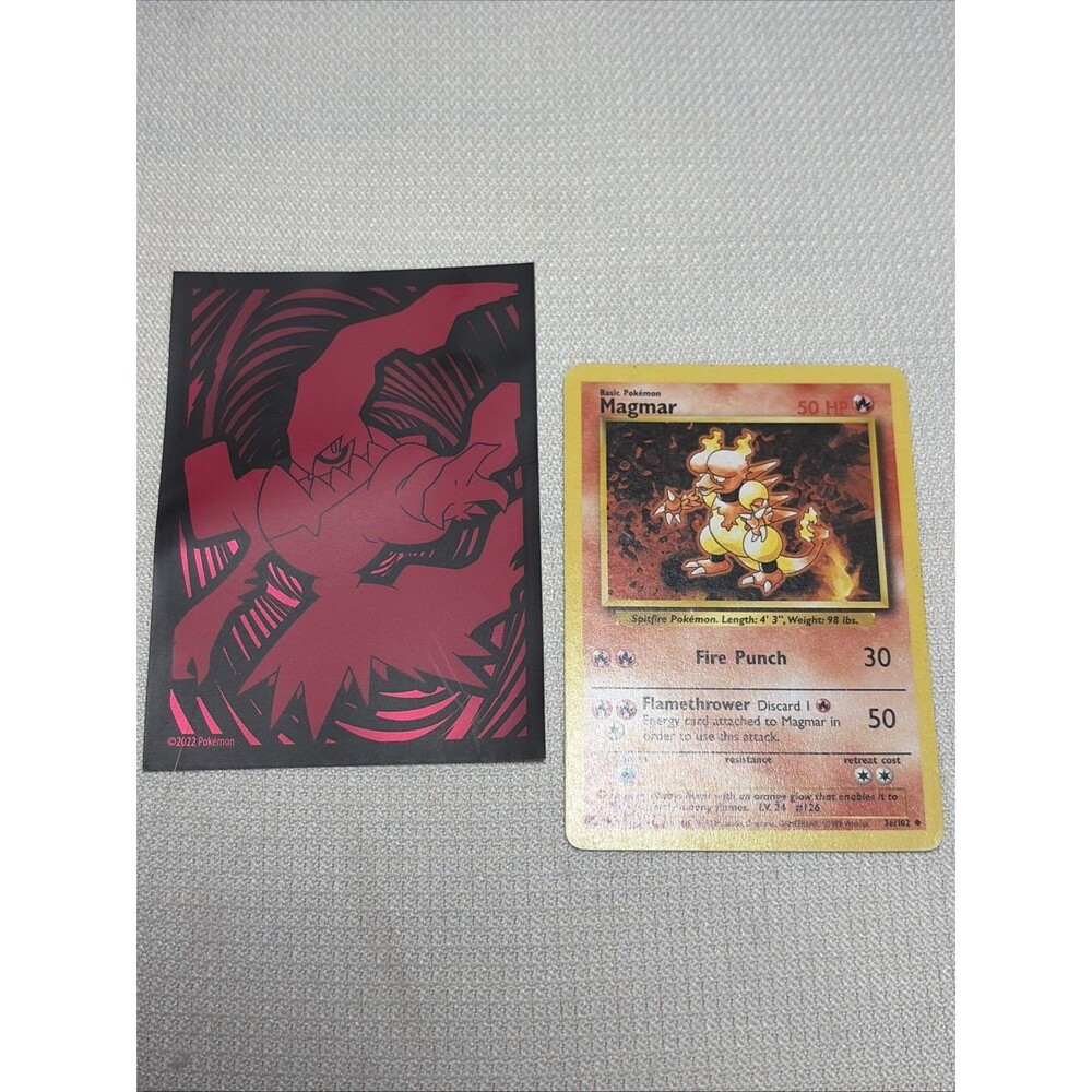 Wizards of the Coast Pokémon TCG Magmar 36/102 Base Set Shadowless Uncommon NM